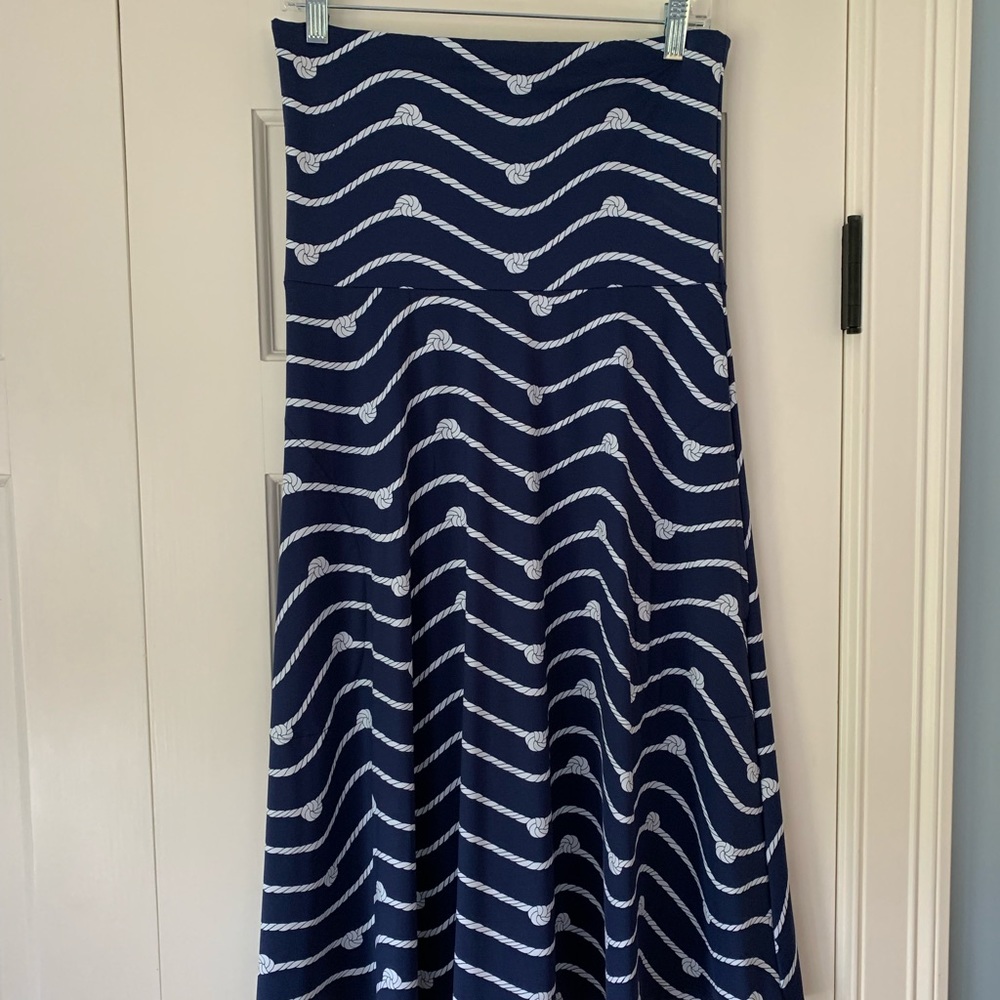 Cute!!Laguna Bandeau Navy Knotty dress